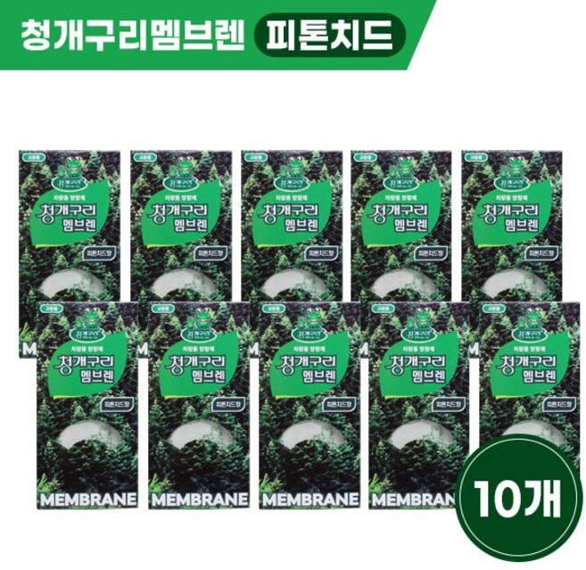 청개구리 멤브렌 리필형 방향제 자동차 탈취제 10개 청개구리멤브렌 피톤치드향X10개 1SET, 피톤치드