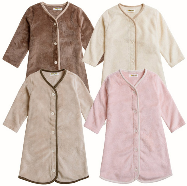 아기 유아 솜사탕 밍크털 긴팔 수면가디건 수면잠옷 긴팔수면조끼 키즈수면가운