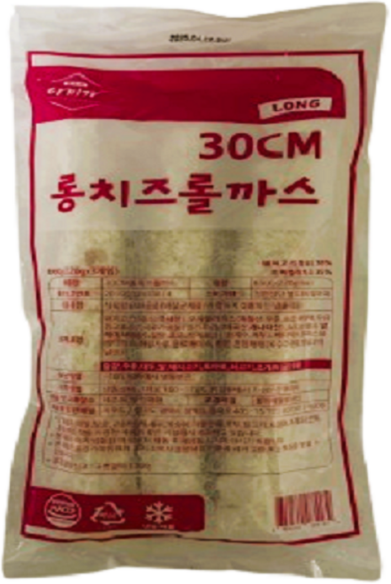지푸드 30cm 롱치즈롤까스 660g, 1개