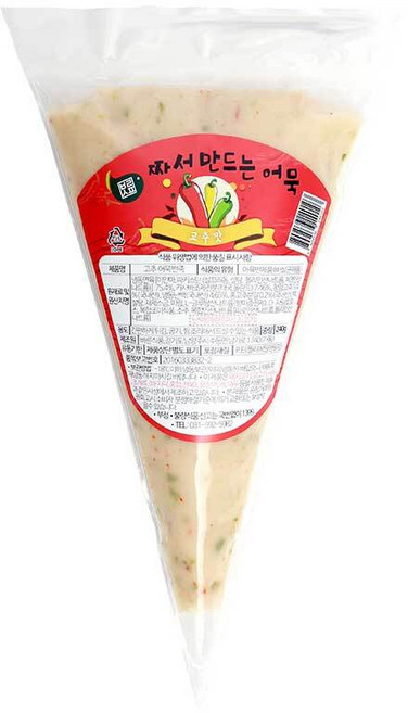 바른식품 고추 어묵반죽 240g 실꼬리돔 연육 덜맵고 개운칼칼 무색소 무방부제 프리미엄, 1개