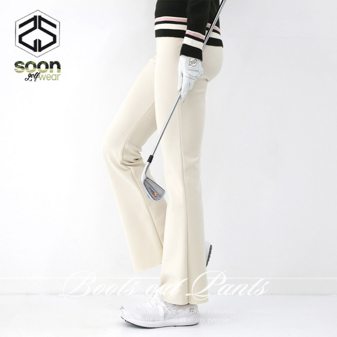 [순이야] S.여성 골프 뱃살커버 부츠컷 스판 팬츠