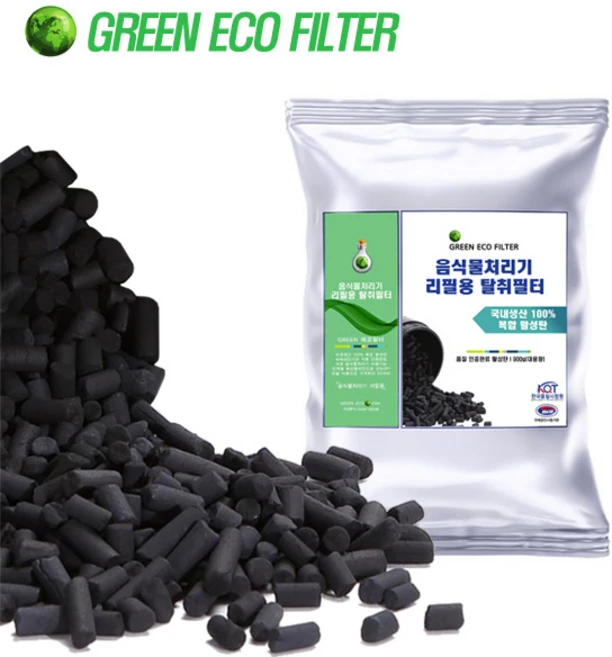 [호환]에코체 음식물처리기 리필 활성탄 지퍼팩타입 920G 대용량 1개 - 쿠팡