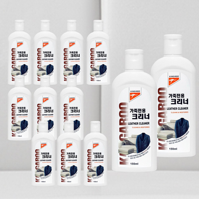 쇼파 인조가죽 캉가루 가죽전용크리너 150ml 12개입, 12개