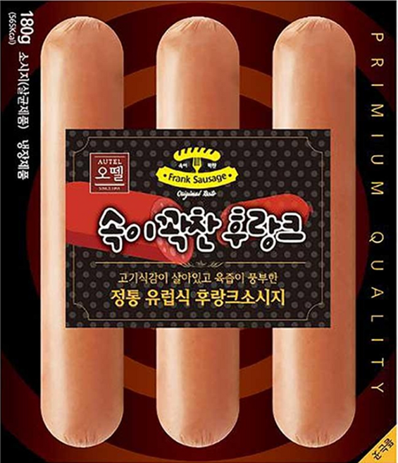 속이꽉찬후랑크, 12개, 180g