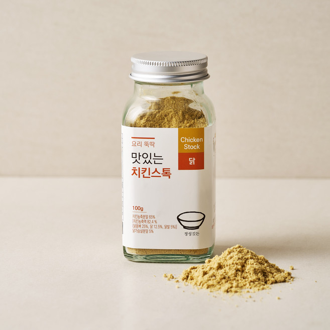 치킨스톡 쌀국수 밀푀유나베 닭육수 감칠맛 만능조미료 무MSG 글루텐프리 정성깃든, 1개, 100g