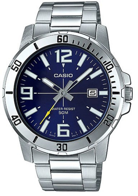 카시오 남성용 메탈 시계 MTP-VD01D