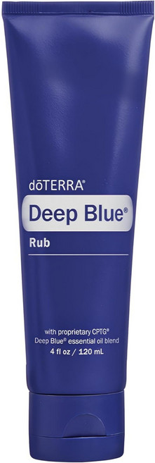 도테라 딥블루럽 바디 마사지 크림 쿨링 케어 에센셜오일 함유 120ml, 1개