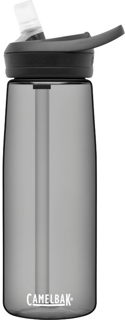 Camelbak eddy 750ml 多水吸管水瓶 Tritan RENEW - 時尚環保隨身水壺, 碳黑, 1個