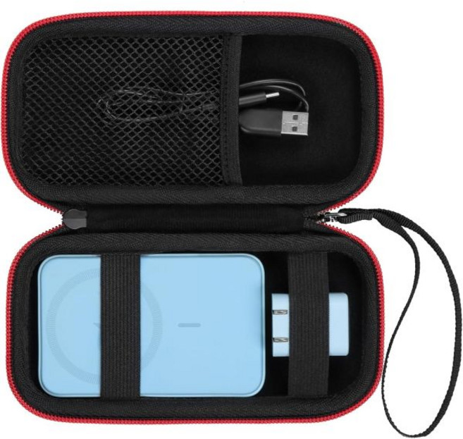 SnawikiBag Anker 앤커 621/622/633/321/324 파워 뱅크와 호환되는 케이스 Apple 맥세이프 충전기 배터리 팩에 적합 블랙 전용