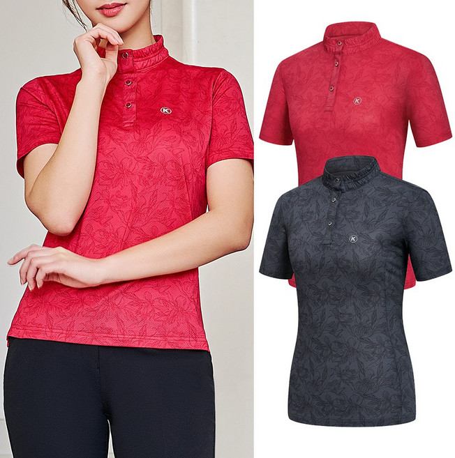 콜핑 여성 여름 여자 집업티셔츠 주팔(여) KQT4730W