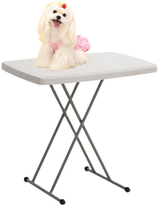 애견 셀프미용 목욕 접이식 테이블 강아지 거치대 책상 최대높이 61cm, 1개, one color