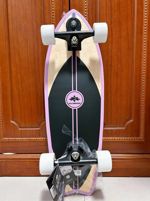 32寸陸地衝浪板 滑板 轉向橋 刷街 初學者 專業板 練習板 全新, 如圖所示, 1個