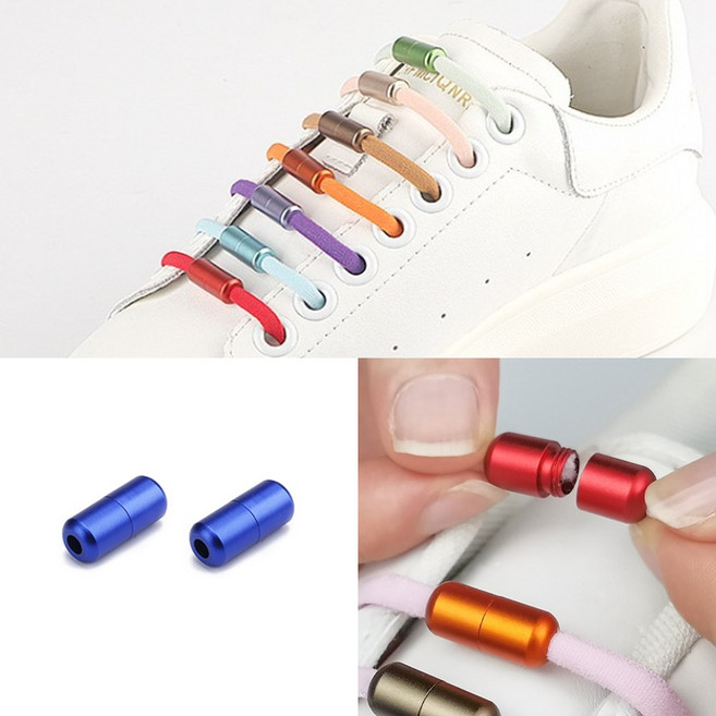 미즈코스 1/3set구성 운동화끈 캡슐 신발 무매듭 클립 버클 매듭없는 끈풀림 방지