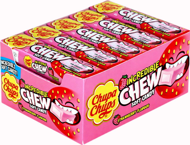 톡이네 추파춥스 딸기맛 카라멜 사탕 인크레더블츄 어린이집 유치원 대용량 단체간식, 1세트, 900g