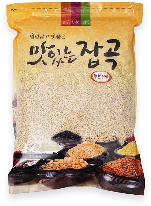 또바기작목반 예천 늘보리 2kg 햅쌀 국산 잡곡, 1개