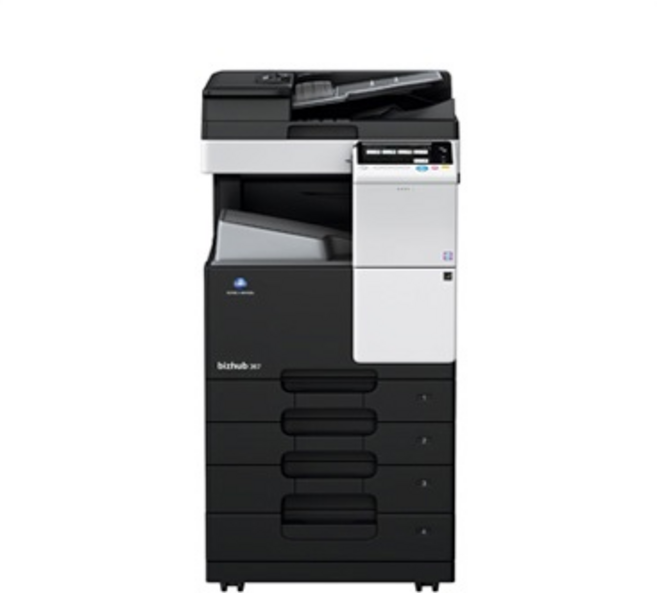 신도리코 흑백레이저복합기 A3 양면인쇄/분당 28매/흑백/스캔 /2단카세트/테이블/토너포함 (코니카미놀타 bizhub-128dn) 리퍼복합기