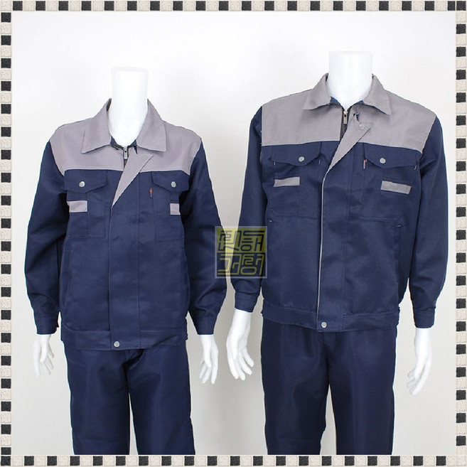 노가다복 공사장작업복 정비복 봄작업복상의 유니폼 근무복 워크웨어, 상세페이지 참조