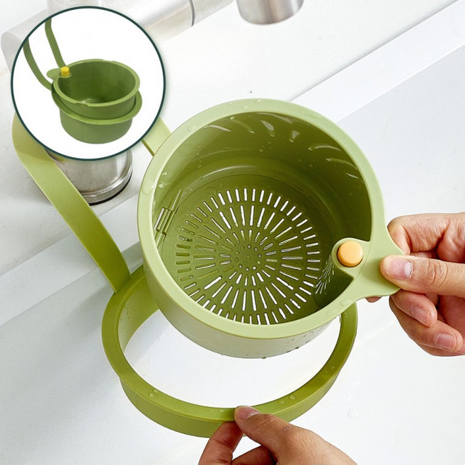 음식물 물빠짐 걸이형 원터치 싱크대 거름망 다용도, 1개, 상세페이지 참조