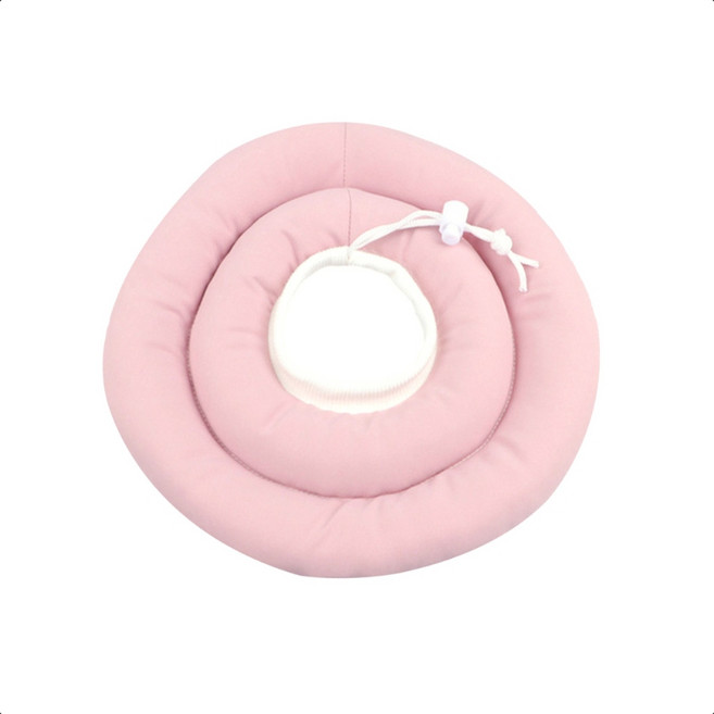 SUPER CREW 초경량 소프트 튜브 편안한 넥카라, 핑크, 1개