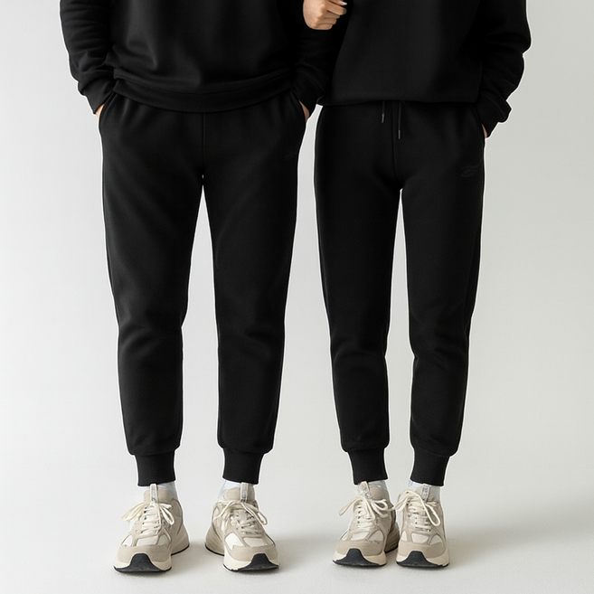 시크벤 남녀공용 빅사이즈 밴딩 조거 팬츠 트레이닝 바지