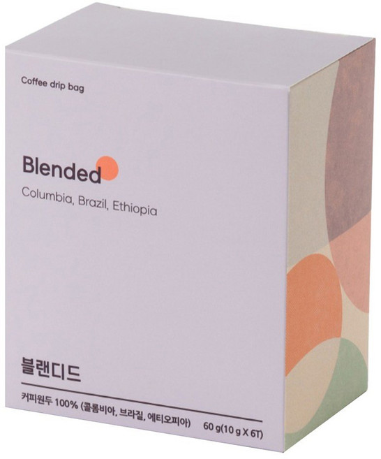 담터 블랜디드 드립백 커피, 10g, 6개입, 1개