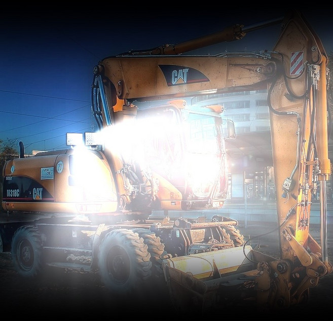 굴삭기 덤프트럭 크레인 지게차 차폭등 144와트급 화물차 써치라이트 작업등 2개 1세트, 4개