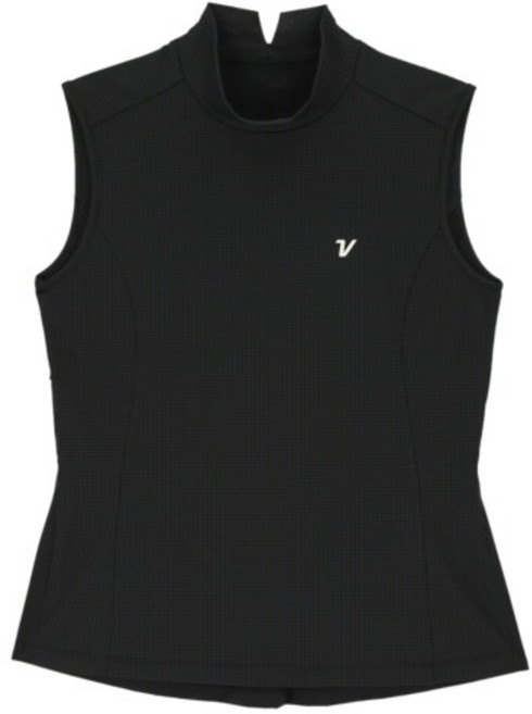 볼빅 여성 골프 그램 하이넥 우븐믹스 슬리브리스 VLTSP531_BK 3183962