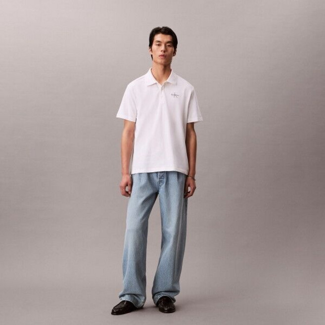 (매장)캘빈클라인 [캘빈클라인 진] [CK] 이지 모노로고 캐주얼 피크 폴로 반팔 티셔츠 4RF209G YAF 228896