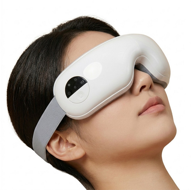 라비오 무선 온열 진동 눈마사지기, 화이트, CS20D