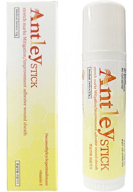 안틀레이 의료용 튼살크림 스틱형 청소년 튼살 배 엉덩이 튼살 연고 오일 관리, 15g, 1개