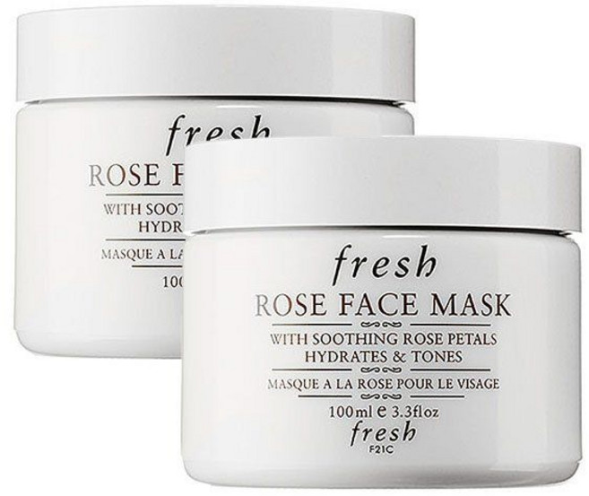 프레쉬 로즈 페이스 마스크 100ml 2개, 1개입