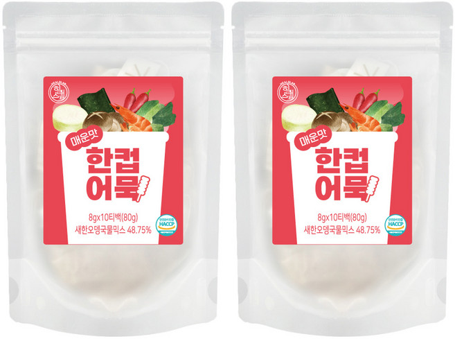 힐스랩 한컵어묵 매운맛, 8g, 20개