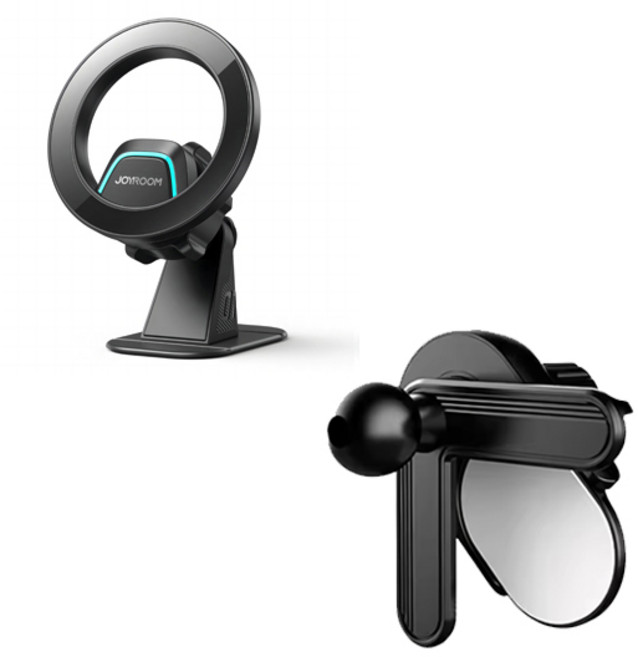 에어그립 맥세이프 핸드폰 거치대 테슬라 모델3 모델Y 17mm 볼 호환, 3.모니터 마운트 세트, 1개, 블랙