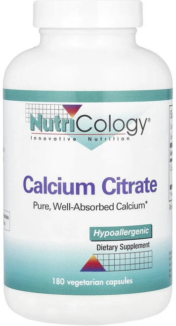 Nutricology 구연산 칼슘 150mg 베지 캡슐 180정, Nutricology구연산칼슘150mg베지캡슐180정, 1개 - 쿠팡