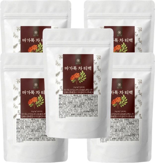 국내산 마가목 열매 차 마가목열매 국산 100% 티백, 5개, 10개입