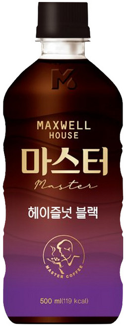 [더음료]동서 맥스웰하우스 마스터 헤이즐넛블랙 500ml, 1개