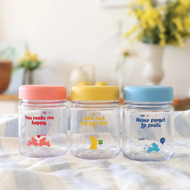 [헤이라이크] 스마일 초미니 보틀 어린이집 물병 간식통, 3개, 200ml, 핑크+하늘+연노랑 - 쿠팡