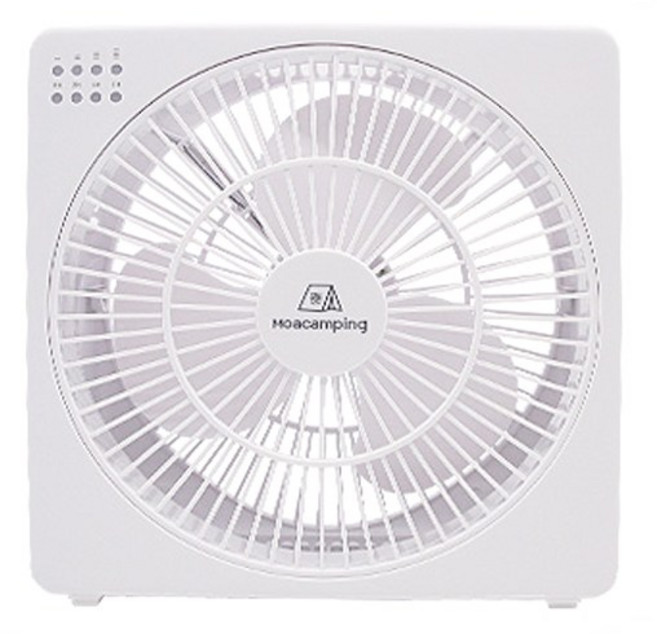 모아캠핑 미니 USB 선풍기, MOF-82TW, 화이트