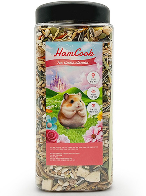 햄쿡 골든 햄스터 사료, 1개, 550g