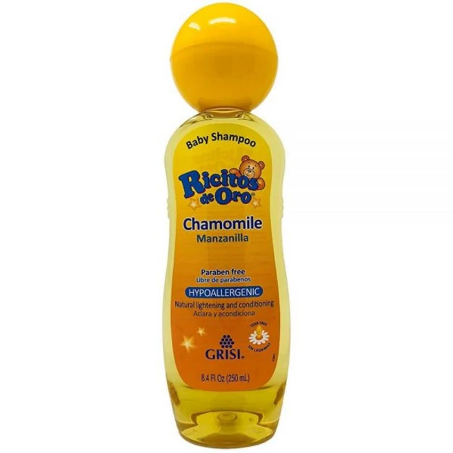 Ricitos de Oro 카모마일 함유 베이비 샴푸 - 아기와 어린이를 위한 부드럽고 티어프리 포뮬러 자연스러운 라이트닝 및 부드러운 컨디셔닝 헤어 케어 파라벤 프리 안, 8.4 Fl Oz (Pack of 1) - 쿠팡
