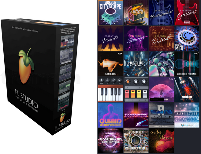 FL Studio 프로듀서 상업용 FLEX 23종 익스펜션 포함, FL Studio producer