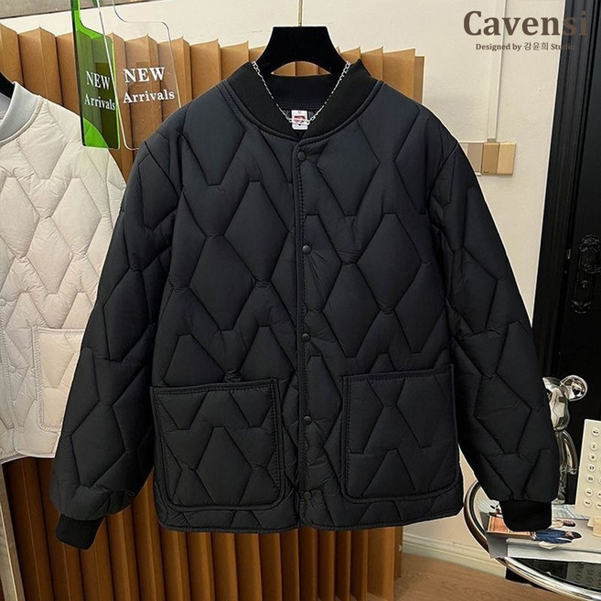 Cavensi 輕量保暖菱格鋪棉外套