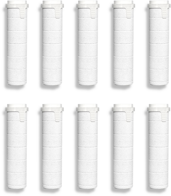 브이럽스 수압상승 5단 온오프 필터 샤워기 헤드, 필터기 10개, 1개