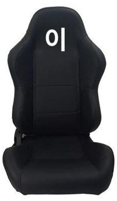 레이싱 휠 거치대 쉬프터 레이싱휠 운전석, 1개, PVC 시트 블랙, 기본 색상