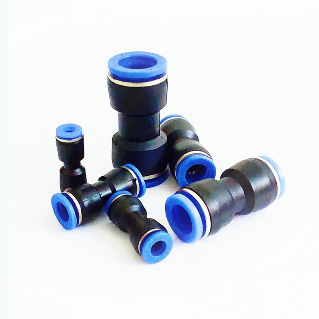 원터치 에어피팅 유공압휘팅 커넥터 PUC04~16mm, 1개