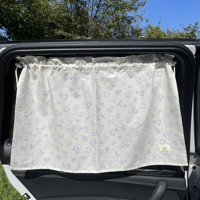 미소네이처 차량용 아기 햇빛가리개, 1개, 베이비프렌즈