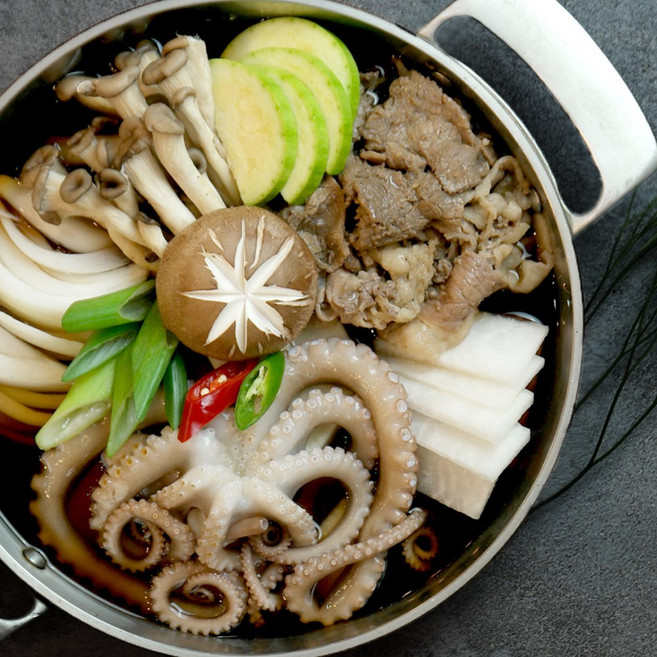 당당한셰프 수유시장 불고기 낙지 전골 밀키트 3~4인분 990g, 1개