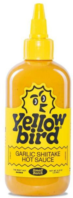 Yellowbird Foods 옐로우버드 갈릭 시이타케 핫 소스 9.8oz, 289.82ml