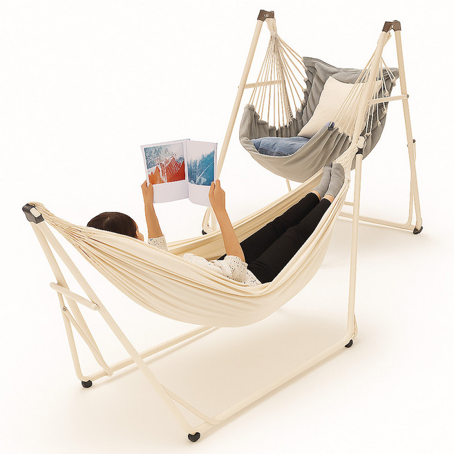 프리폼 해먹 스탠드 그네 그물침대