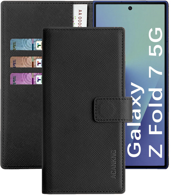 아칸크 삼성 갤럭시 z폴드7 5G/SM-F966N 지갑형 가죽 카드수납 다이어리 휴대폰 케이스